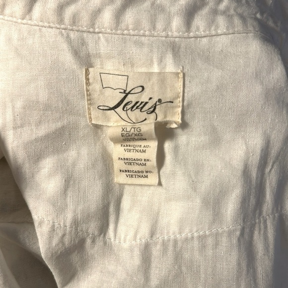 Levi’s - White Label Vintage Pearl Snap Western Shirt Size XL - Picture 8 of 8